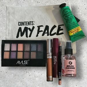 BRAND NEW Starter Makeup Kit, 7pc Lot, All Sealed Eyeshadow Bag Lipstick Liner